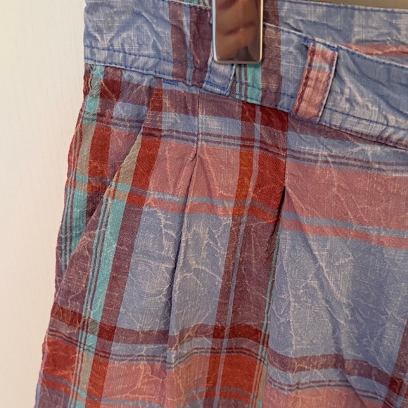 Madras Checker Wide-Leg Pants - Picture 6 of 11